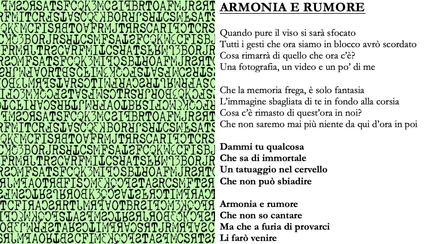 Dammi una musica, un tema, e ti scrivo il testo di una canzone