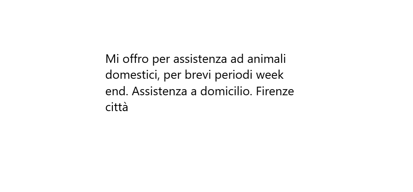 Dog sitter