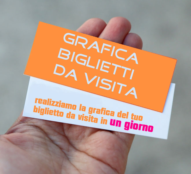 grafica biglietto da visita