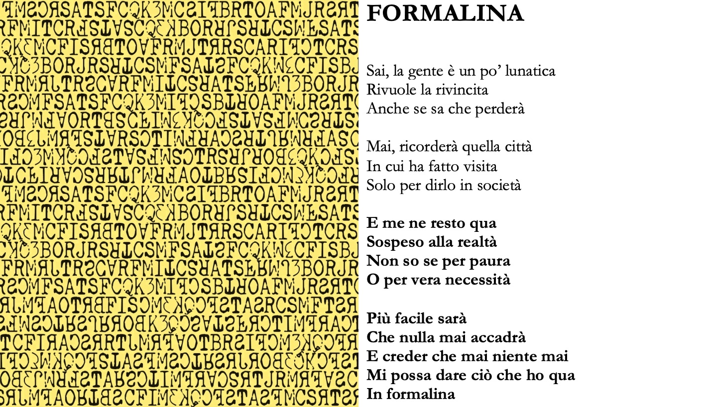 Ti scrivo una canzone